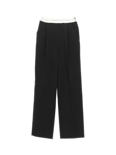 Shop Alexander Wang Trousers In Black