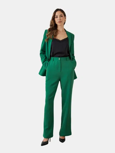 Shop Principles Womens/ladies Kickflare High Waist Pants In Green