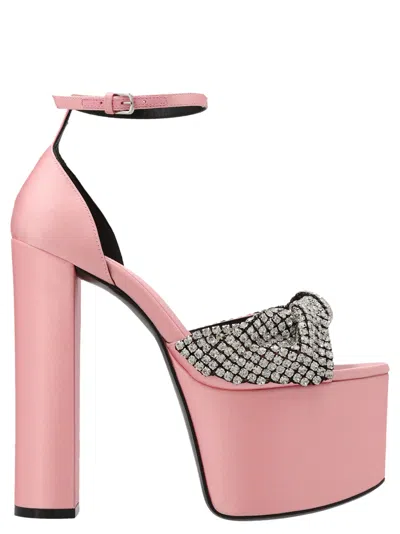 Shop Sergio Rossi Evangelie Sandals Pink