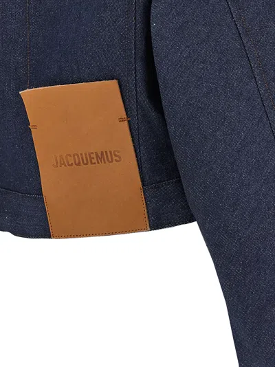 Shop Jacquemus La Veste De-nîmes Obra Casual Jackets, Parka Blue