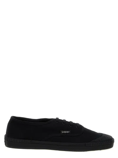 Shop Saint Laurent Wes Sneakers Black