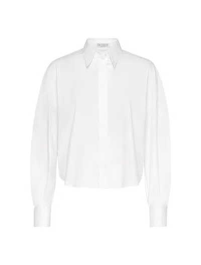 Shop Brunello Cucinelli Shirt In White