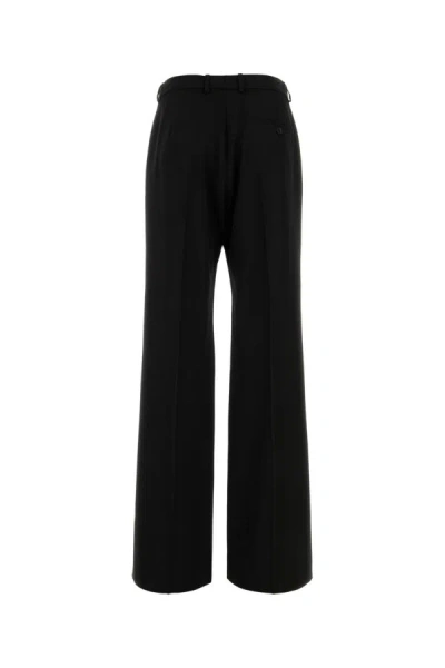 Shop Balenciaga Woman Pantalone In Black