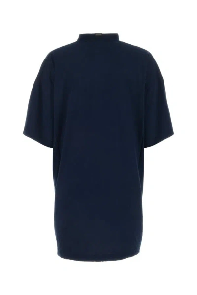 Shop Balenciaga Woman T-shirt In Blue