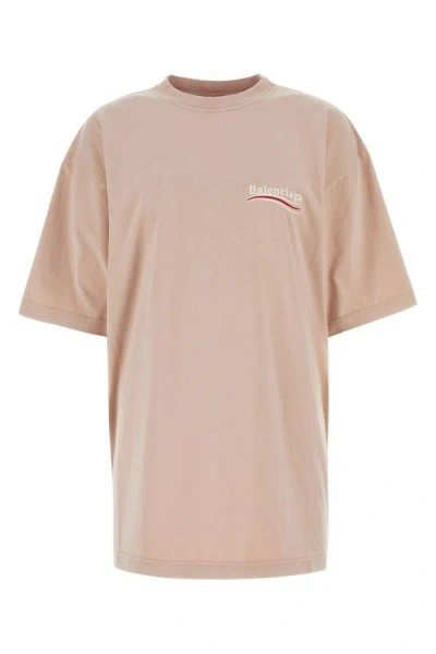 Shop Balenciaga Woman T-shirt In Pink