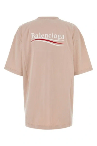 Shop Balenciaga Woman T-shirt In Pink