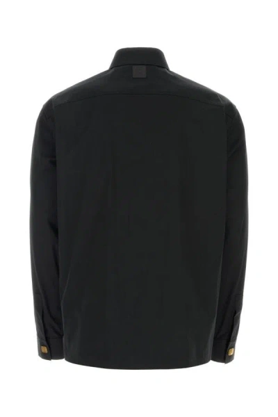 Shop Balmain Man Camicia In Black