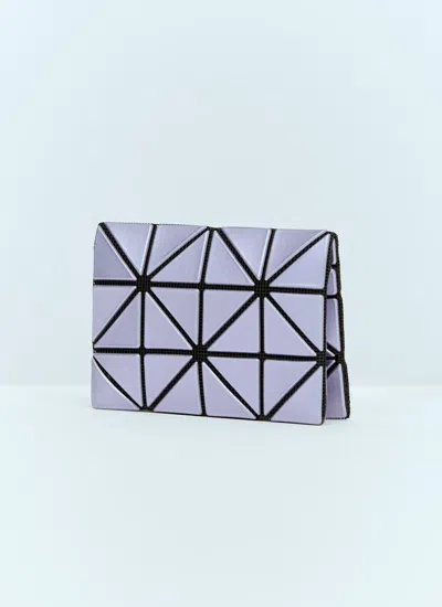 Shop Bao Bao Issey Miyake Women Bi-fold Metallic Cardholder In Purple