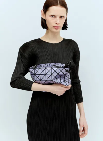 Shop Bao Bao Issey Miyake Women Loop Metallic Shoulder Bag In Purple