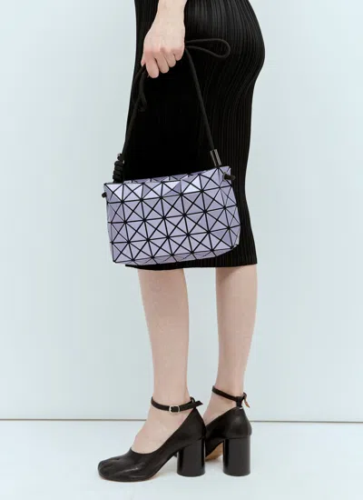 Shop Bao Bao Issey Miyake Women Loop Metallic Shoulder Bag In Purple