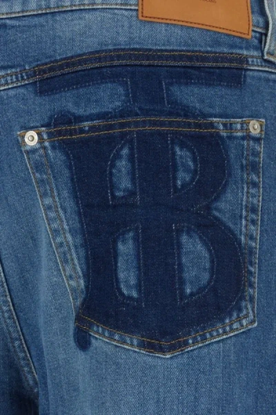Shop Burberry Man Jeans In Blue