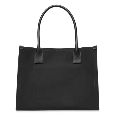 Shop Dior Christian  Women Large Nastroloubi Canvas Tote Bag In Black