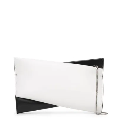 Shop Dior Christian  Women Small Loubitwist Leather Bag In White