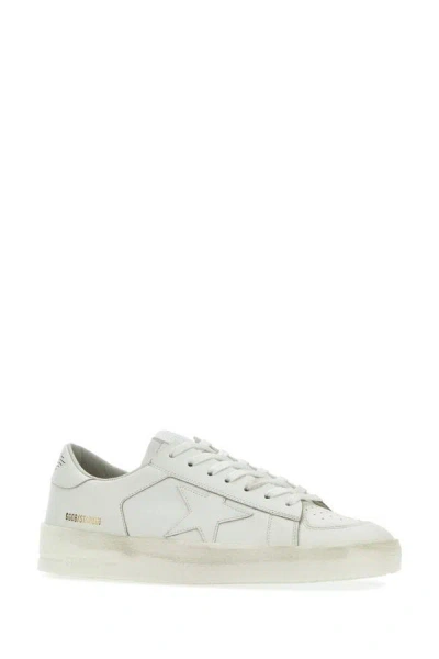 Shop Golden Goose Deluxe Brand Man Sneakers In White