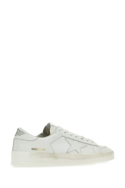Shop Golden Goose Deluxe Brand Man Sneakers In White