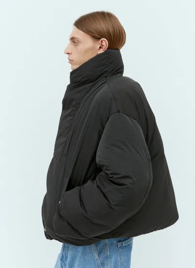 Shop Jacquemus Men La Doudoune Cocon Padded Jacket In Black