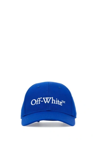 Shop Off-white Off White Woman Cappello In Blue
