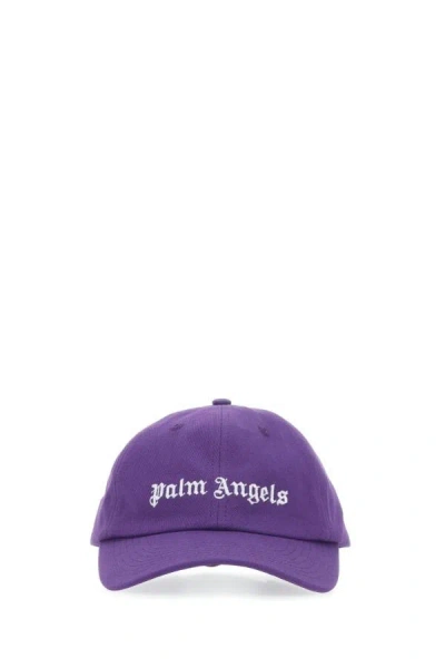 Shop Palm Angels Man Cappello In Purple