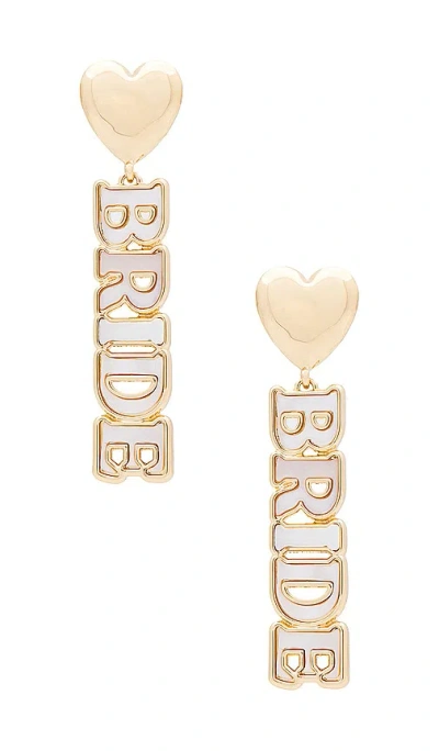 BRIDE GOLD HEART 耳饰