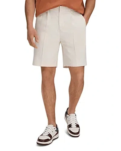 Shop Reiss Sussex Regular Fit Pleated 8.3 Shorts In White
