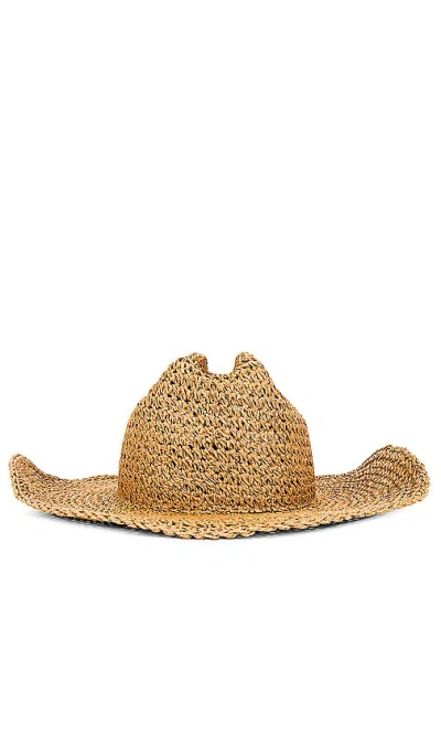 Shop 8 Other Reasons Woven Cowboy Hat In 深褐色