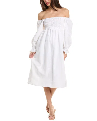 Shop Opt O.p.t. Athena Midi Dress In White