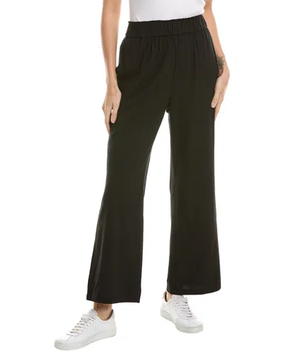 Shop Serenette Linen-blend Pant In Black