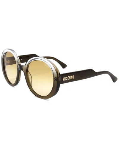 Shop Moschino Women's Mos125/s 52mm Sunglasses In Brown