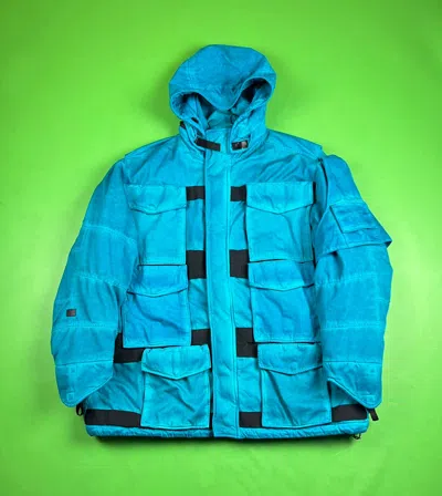 Pre-owned Aitor Throup X G Star Raw Archive Aitor Throup / G Star Raw Research Utility Jacket In Sky Blue