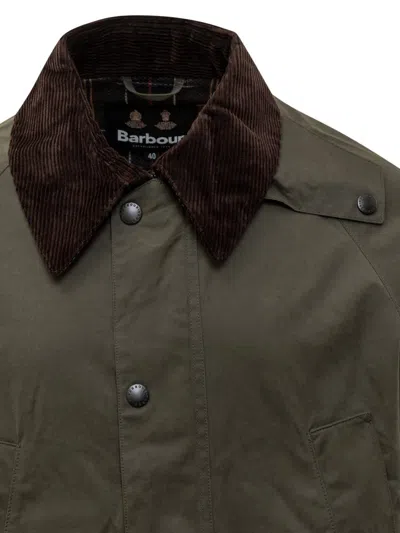 Shop Barbour Os Peached Bedale In Green