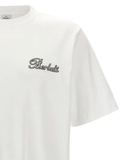 Shop Berluti 'thabor' T-shirt In White