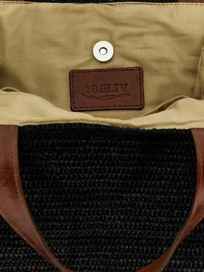 Shop Ibeliv 'onja' Handbag In Black