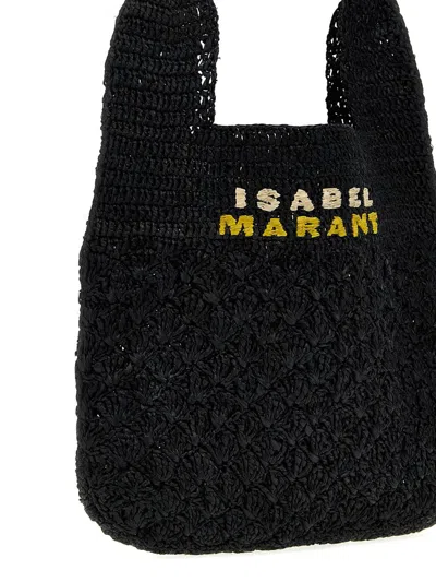Shop Isabel Marant 'praia Small' Shopping Bag In Black