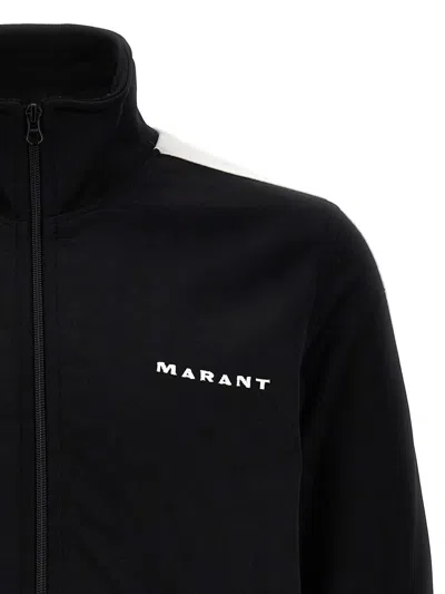 Isabel Marant Ronny Stripe-detail Jacket In White/black