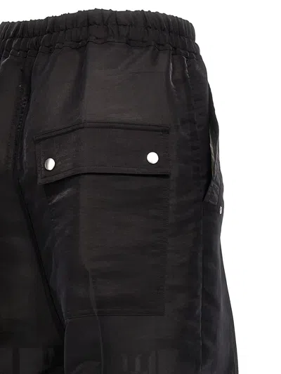 Shop Rick Owens 'drawstring Geth Belas' Trousers In Black