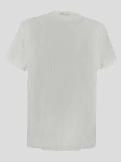 Shop Versace Logo Writing Print T-shirt In White