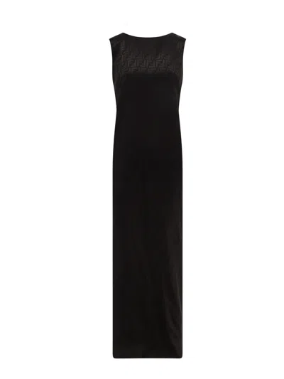 Shop Fendi Dress In Black