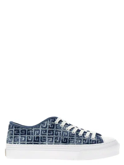 Shop Givenchy 'city Low' Sneakers In Blue
