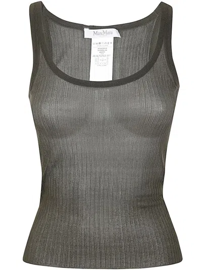 Max Mara Tank Top In Green