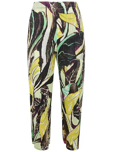 Issey Miyake Pleats Please  Tardivo Pants Clothing In Green