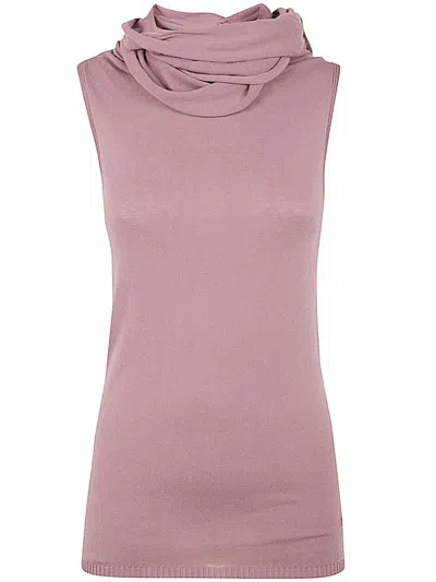 Shop Rick Owens Twist Top Clothing In Pink & Purple