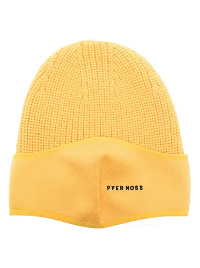 Shop Canada Goose X Pyer Moss Yellow Wool Beanie