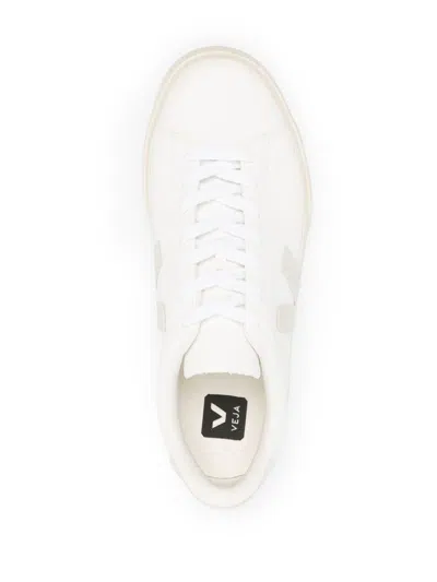 Shop Veja 'campo' Sneakers In Bianco E Beige