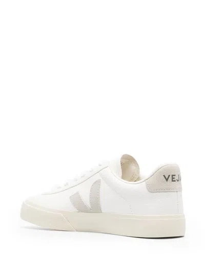 Shop Veja 'campo' Sneakers In Bianco E Beige
