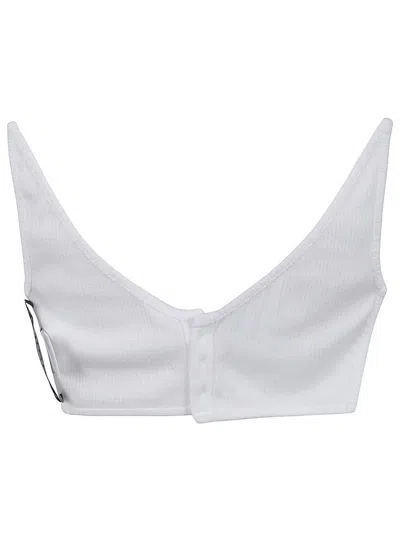 Shop Y/project Invisible Strap Bralette Clothing In White