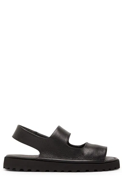 Shop Marsèll Sanpomice Slingback Sandals In Black
