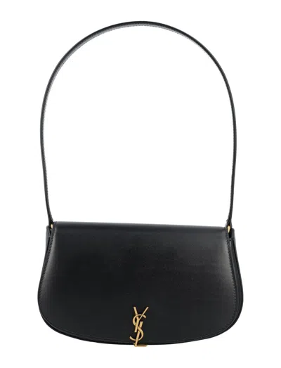 Shop Saint Laurent Volataire Mini Shoulder Bag In Black