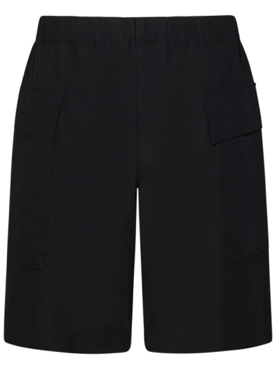 Shop Jil Sander Black Loose Fit Shorts