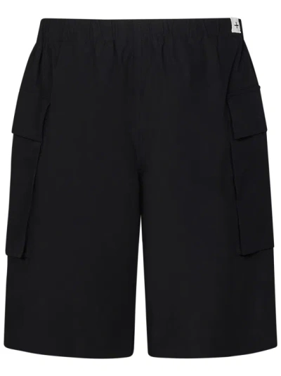 Shop Jil Sander Black Loose Fit Shorts