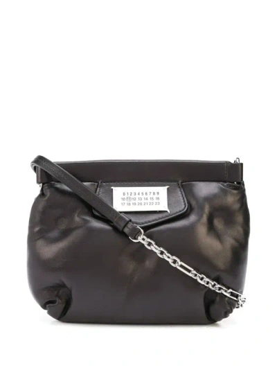 Shop Maison Margiela Leather Clutch Bag In Grey